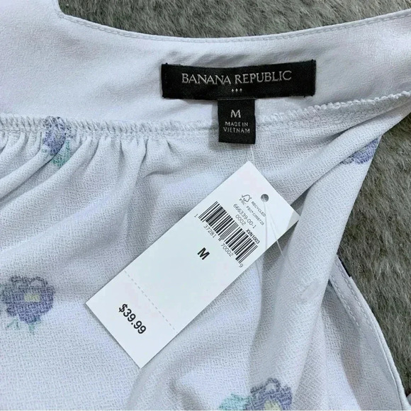 NWT Banana Republic Floral Top - Picture 4 of 10